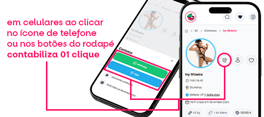 Clique contato mobile