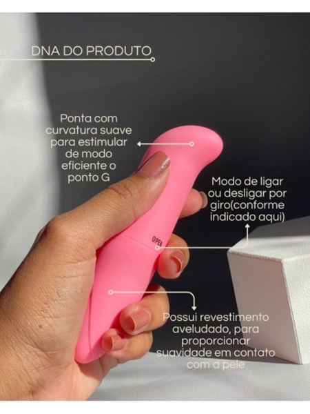 Vibrador Ponto G Aveludado